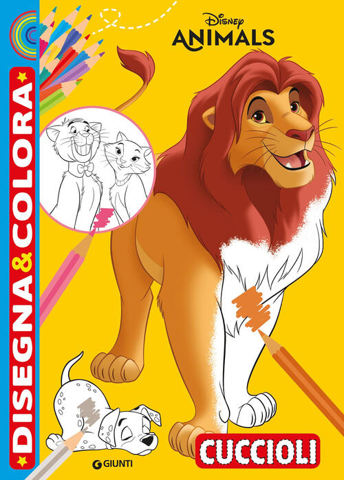 Cuccioli. Disney Animals. Disegna & Colora Disney Libri 2025