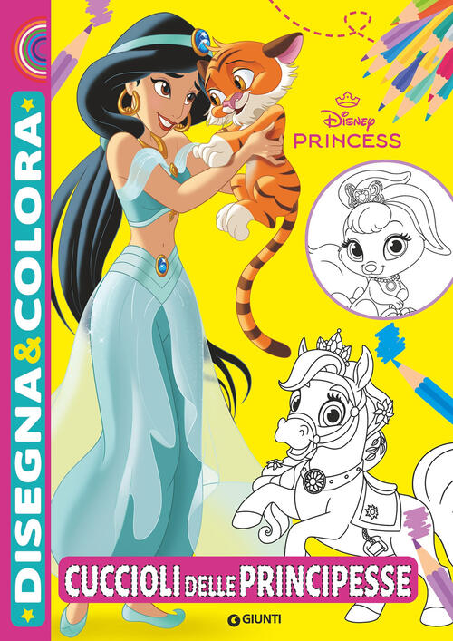 Cuccioli Delle Principesse. Disegna & Colora Disney Libri 2025