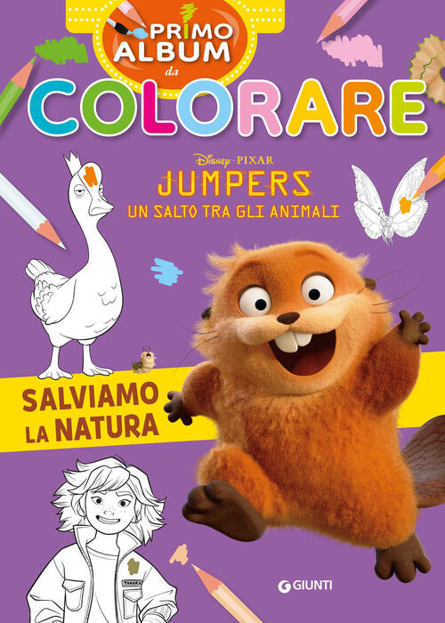 Salviamo La Natura. Jumpers. Un Salto Tra Gli Animali. Primo Album Da Colorare