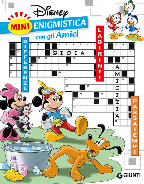Mini Enigmistica Disney Con Gli Amici. Differenze. Labirinti. Passatempi Disne