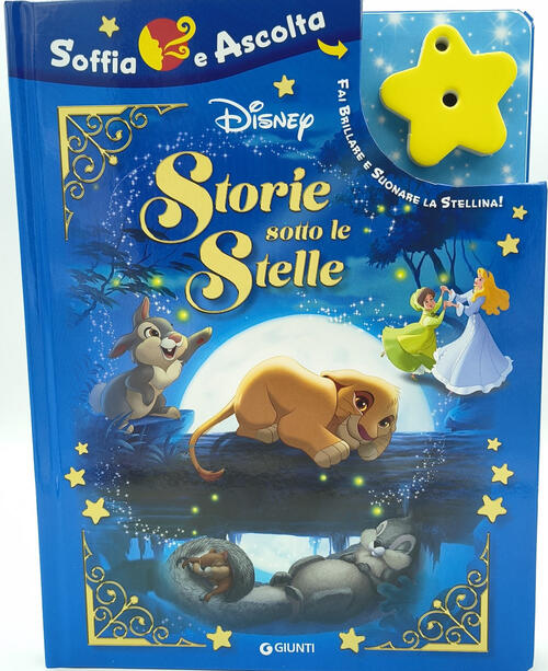 Storie Sotto Le Stelle. Disney. Soffia E Ascolta. Fai Brillare E Suonare La St