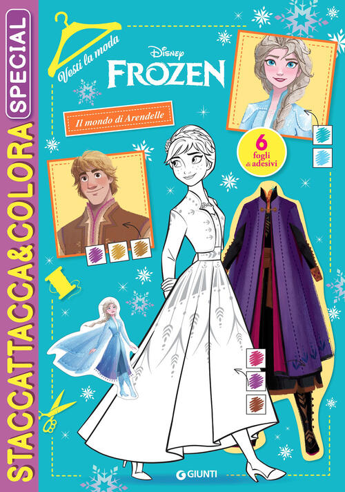 Vesti La Moda. Frozen. Staccattacca & Colora Special. Con Adesivi Disney Libri