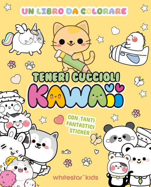 Teneri Cuccioli Kawaii. Un Libro Da Colorare. Con Adesivi White Star 2026