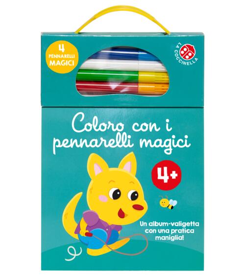 Coloro Con I Pennarelli Magici 4+. Con Pennarelli La Coccinella 2024