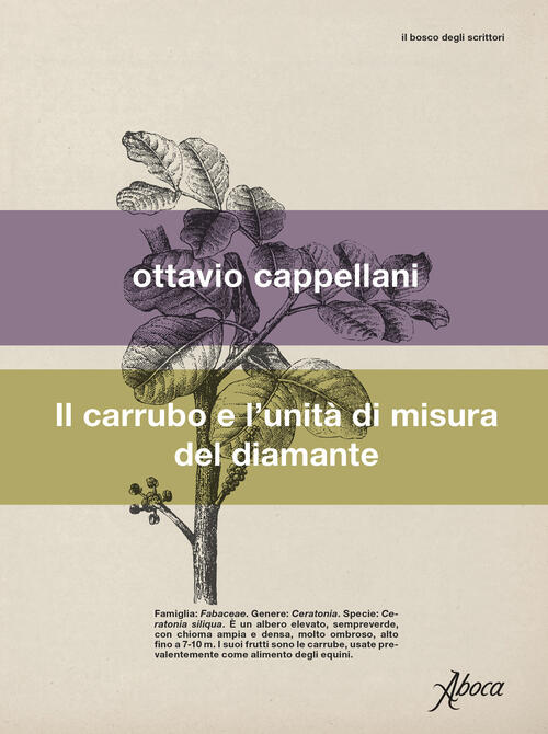 Il Carrubo E L'unita Di Misura Del Diamante Ottavio Cappellani Aboca Edizioni