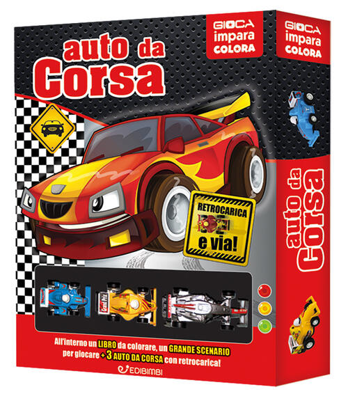 Auto Da Corsa. Con 3 Macchinine Veronica Trillo Edibimbi 2024