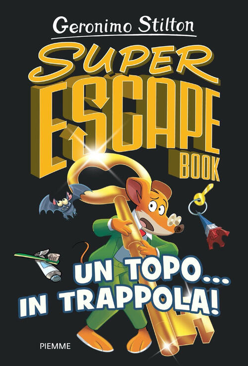 Un Topo... In Trappola! Super Escape Book Geronimo Stilton Piemme 2024