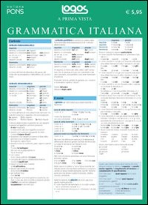 A Prima Vista. Grammatica: Italiano Logos 2013