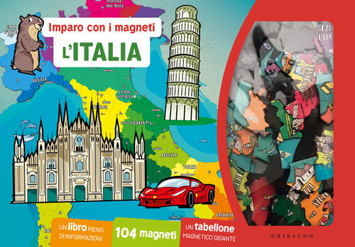 L'italia. Imparo Con I Magneti. Con 104 Magneti. Con Tabellone Magnetico Griba