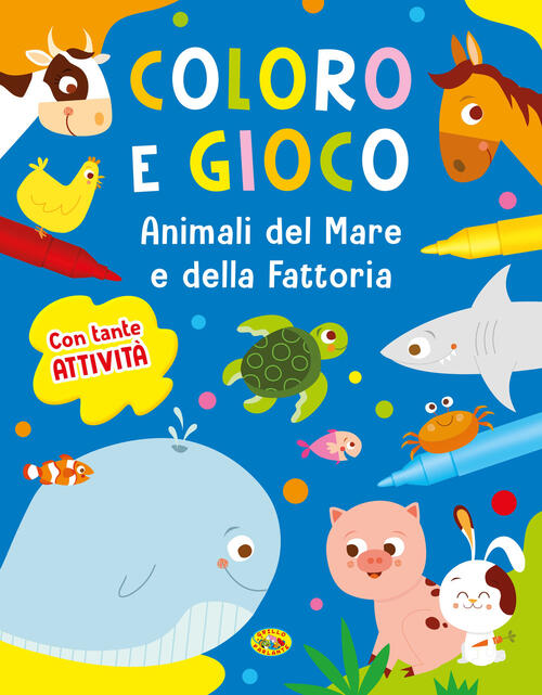 Animali Del Mare E Della Fattoria. Coloro E Gioco Grillo Parlante 2023