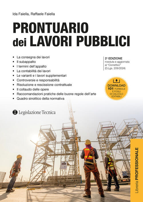Prontuario Dei Lavori Pubblici Ida Faiella, Raffaele Faiella Legislazione Tecn