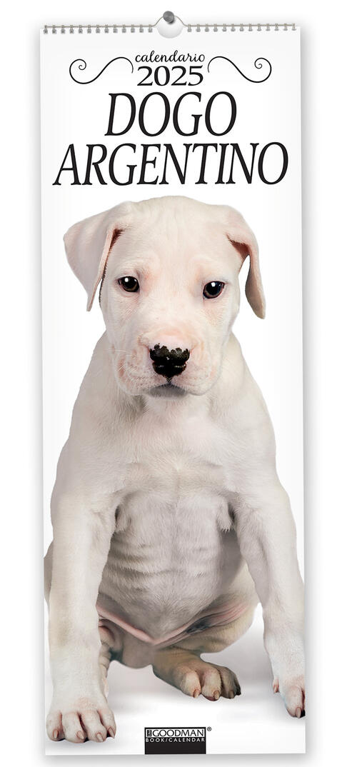 Dogo Argentino. Calendario 2025. Long Sprea Editori 2024