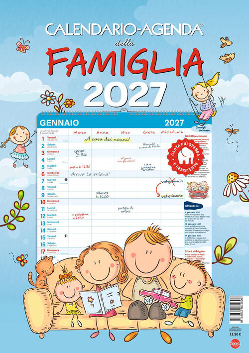 Calendario-Agenda Della Famiglia 2027 Sprea Book 2026