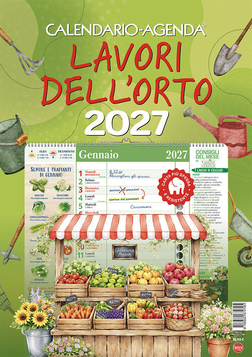 Lavori Dell'orto. Calendario-Agenda 2027 Sprea Book 2026