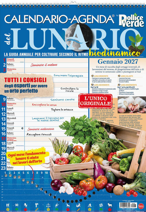 Lunario Biodinamico. Calendario-Agenda 2027 Sprea Book 2026