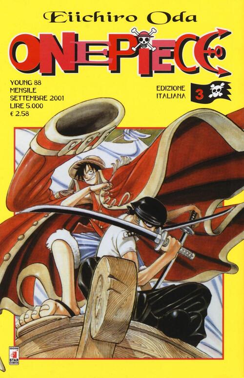 One Piece. Vol. 3 Eiichiro Oda Star Comics 2001