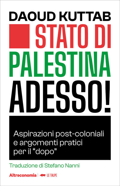 Stato Di Palestina Adesso! Aspirazioni Post-Coloniali E Argomenti Pratici Per