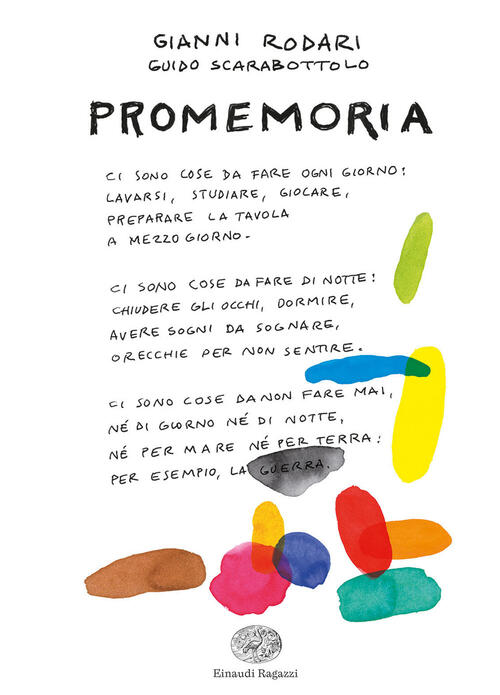 Promemoria. Ediz. A Colori Gianni Rodari Einaudi Ragazzi 2022