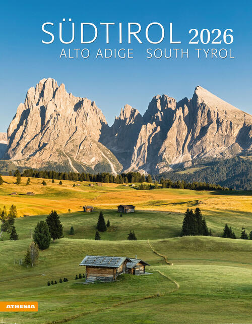 Südtirol. Alto Adige. Calendario Grande 2026 Athesia 2025