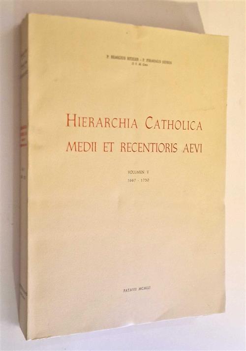 Hierarchia Catholica. Vol. 5: 1667-1730.