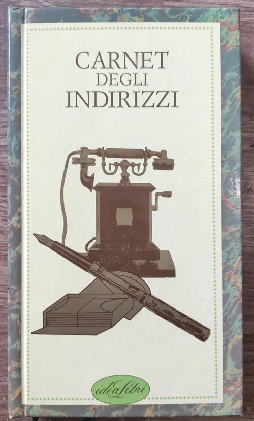 Carnet Degli Indirizzi Idea Libri 1986