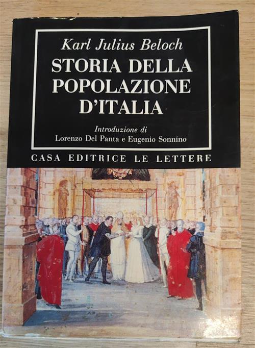 Storia Della Popolazione D'italia Karl Julius Beloch Le Lettere 1994