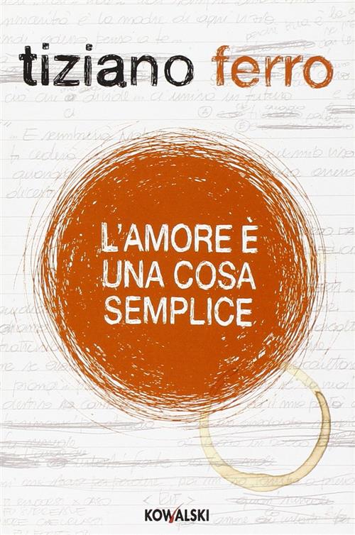 L'amore E Una Cosa Semplice Tiziano Ferro Kowalski 2011