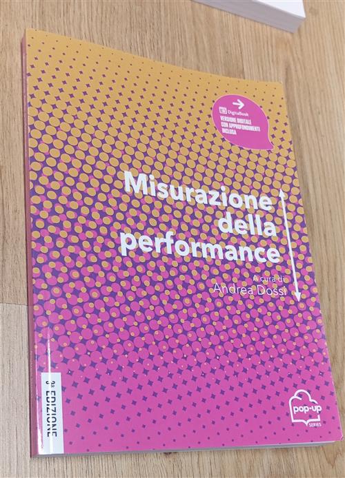 Misurazione Della Performance Andrea Dossi Egea Pop Up 2021