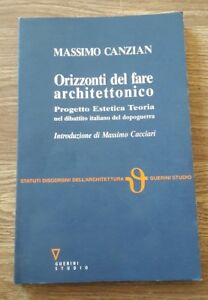 Orizzonti Del Fare Architettonico. Progetto, Estetica, Teoria Nel Dibattito It