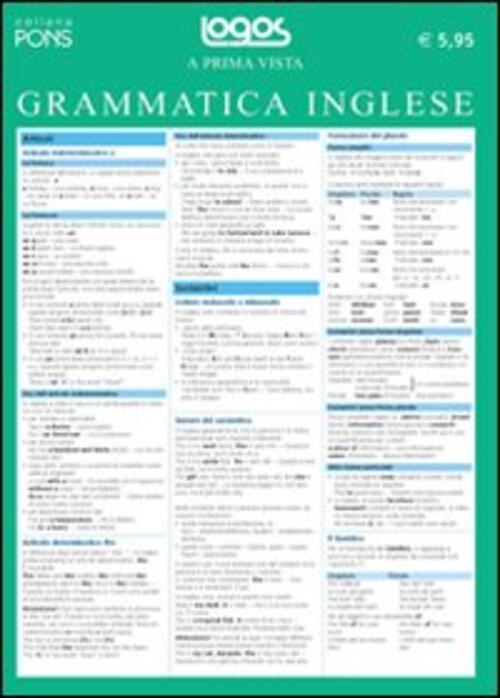 A Prima Vista Grammatica: Inglese Logos 2009