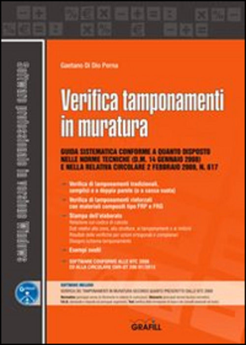 Verifica Tamponamenti In Muratura. Con Contenuto Digitale Per Download E Acces