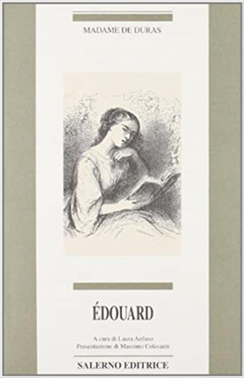 Edouard Madame Claire De Kersaint Duras Salerno 1998