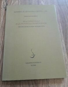 Machiavelli E La Novella Di Belfagor. Saggio Di Filologia Attributiva