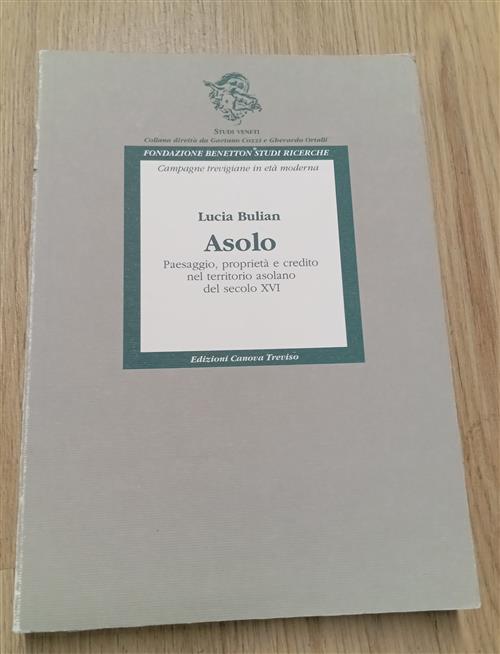 Asolo. Paesaggio, Proprieta E Credito Nel Territorio Asolano Del Sec. Xvi Luci