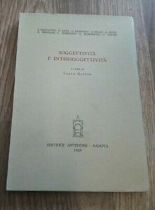 Soggettività E Intersoggettività Antenore