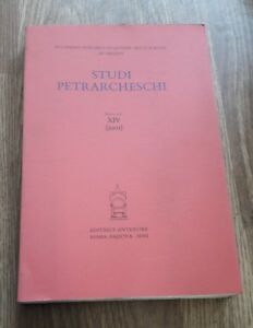 Studi Petrarcheschi. Nuova Serie, N. Xiv . Contiene: M