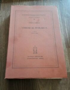 Chiose Al Petrarca Giulio Camillo Antenore