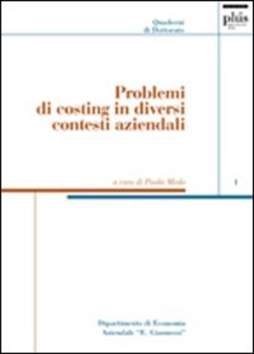 Problemi Di Costing In Diversi