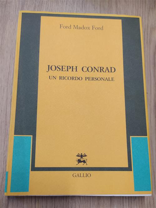Joseph Conrad Un Ricordo Personale