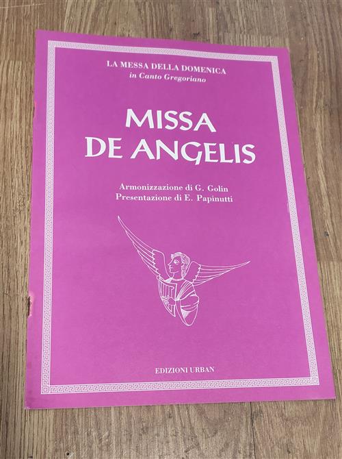 Missa De Angelis. La Messa Della Domenica In Canto Gregoriano. Testo Latino E Italiano
