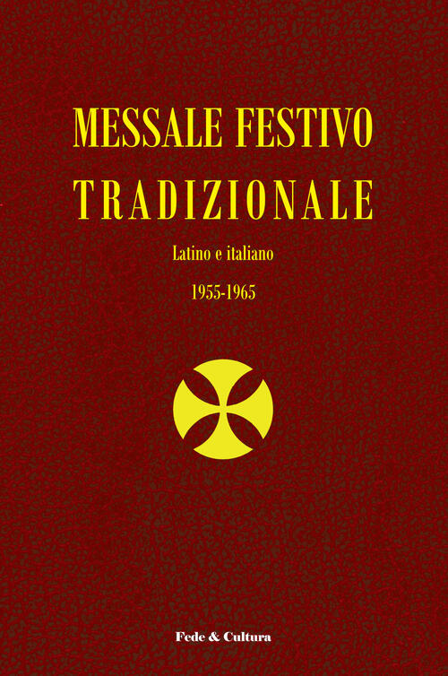 Messale Festivo Tradizionale Fede & Cultura 2022