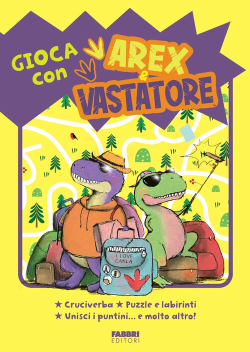 Gioca Con Arex E Vastatore. Cruciverba, Puzzle E Labirinti, Unisci I Puntini..