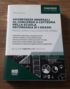 Avvertenze Generali Al Concorso A Cattedra Nella Scuola Secondaria