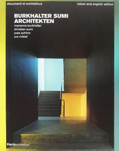 Burkhalter Sumi Architekten. Ediz. Italiana E Inglese