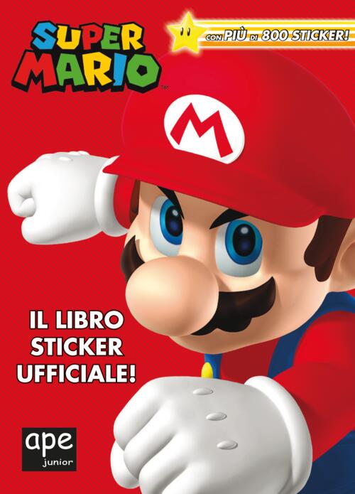 Super Mario. Il Libro Sticker Ufficiale! Ediz. A Colori Ape Junior 2021