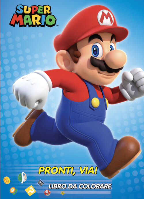Super Mario Pronti Via! Libro Da Colorare. Ediz. Illustrata Ape Junior 2022