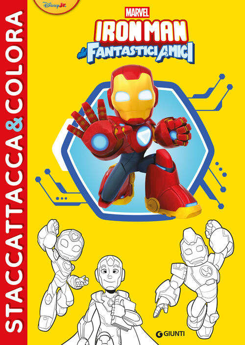 Iron Man E I Suoi Fantastici Amici. Staccattacca&Colora. Con Adesivi Marvel Li