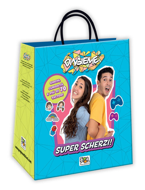 Super Scherzi! Dinsieme. Bag. Con Tatuaggi Temporanei Eleonora Dorenti Pon Pon