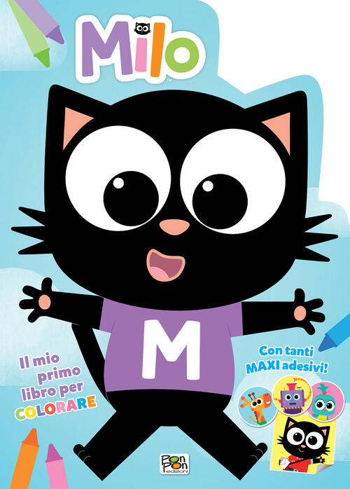 Il Mio Primo Libro Da Colorare. Milo. Con Adesivi Lisa Capiotto Pon Pon Edizio