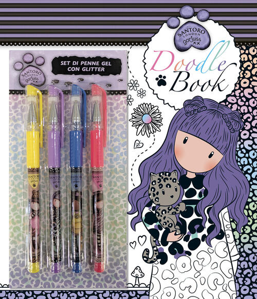 Doodle Book. Gorjuss. Con 4 Penne Glitter Marta Moccaldi Pon Pon Edizioni 2025